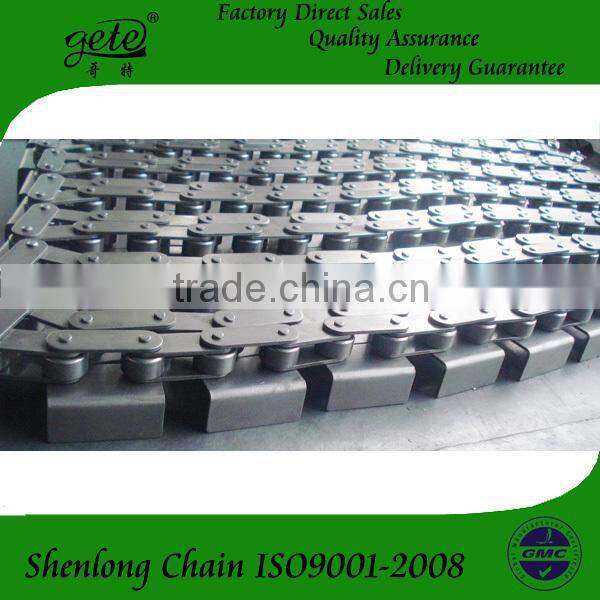 C2082 double pitch conveyor chain with Side attachments