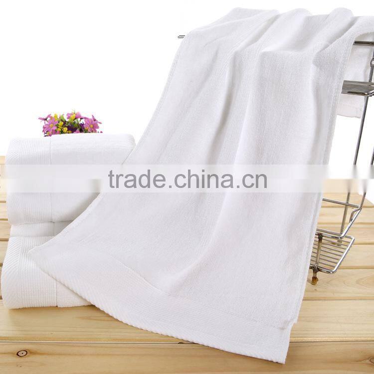 100% cotton 16 spiral white 5 star hotel towels