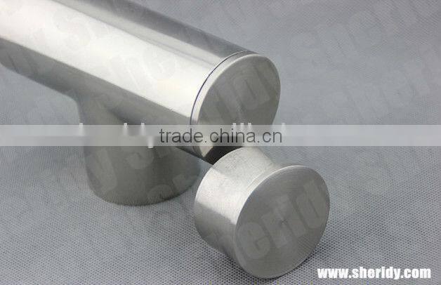 stainless steel installation post end cap fat/ arched