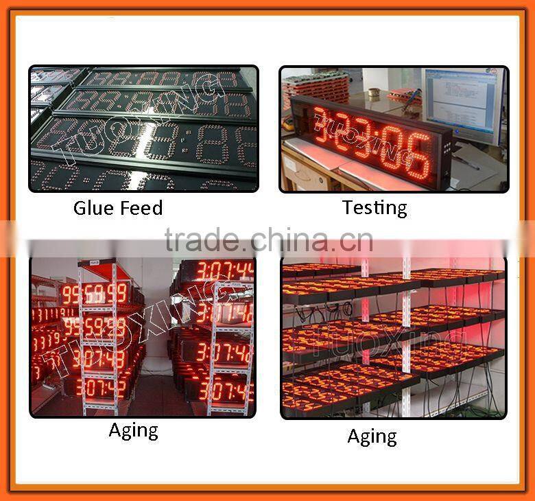 High quality 6 inch 6 digits electronic scoreboard & timer