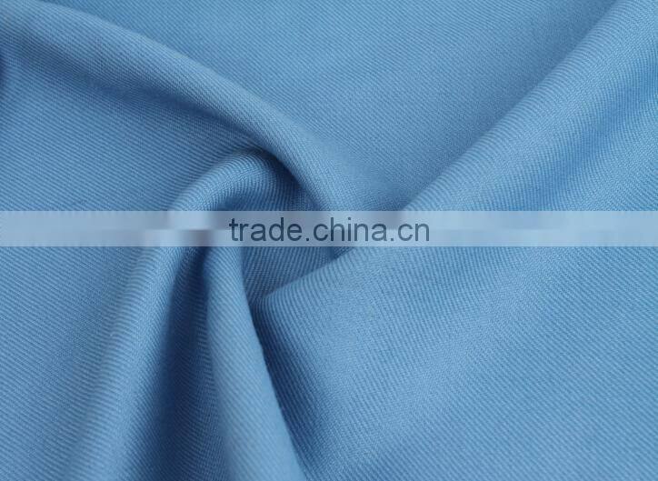 cheap plain white cotton drill fabric large rolls for shirt