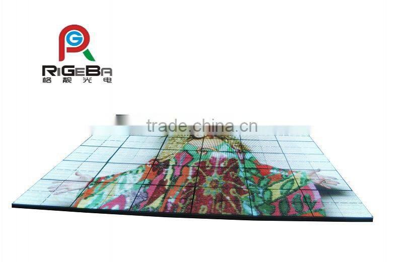 NEWEST 2014 Super Clear and Slim LED Video Floor/led dance floor lights