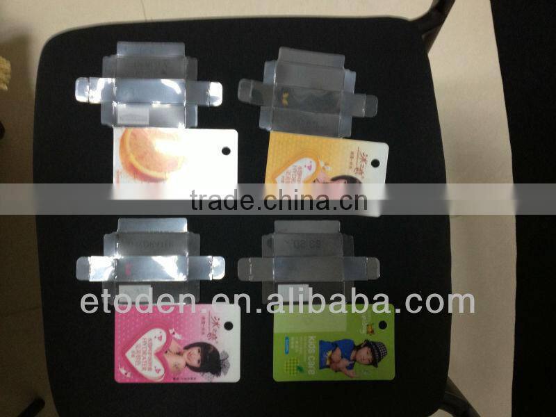 PVC boxes creasing and die cutting machine