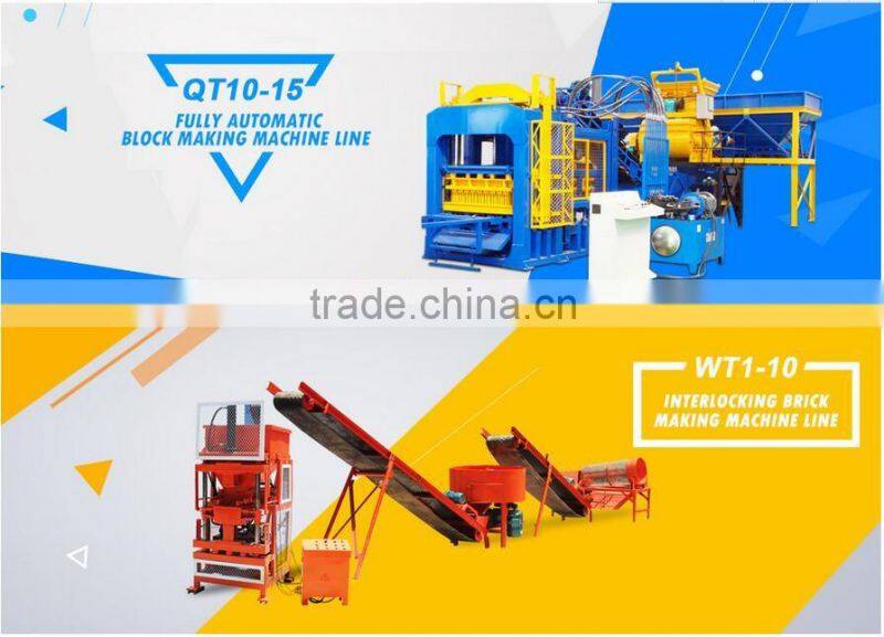 WANTE BRAND QT4-25 brick maching machinery building material machinery