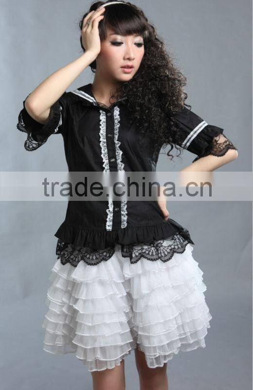 2013 the new GLP lolita Lolita waist the fifth sleeve lace shirt 81113