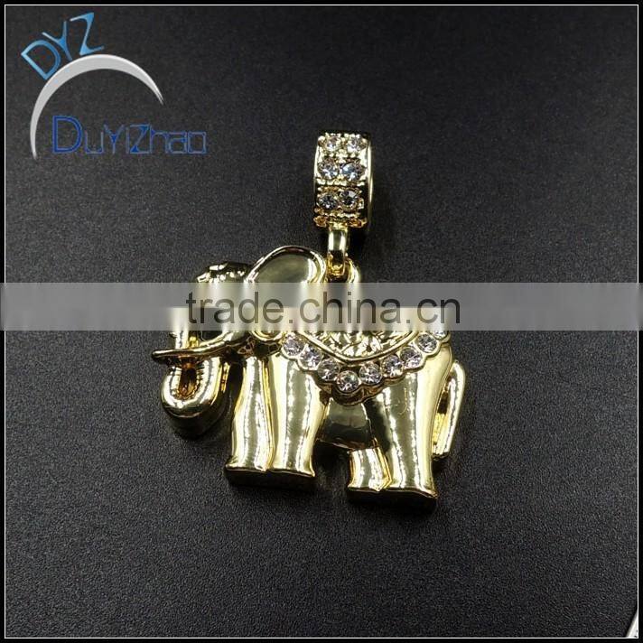 latest custom hip hop 24k gold plated charm pendants
