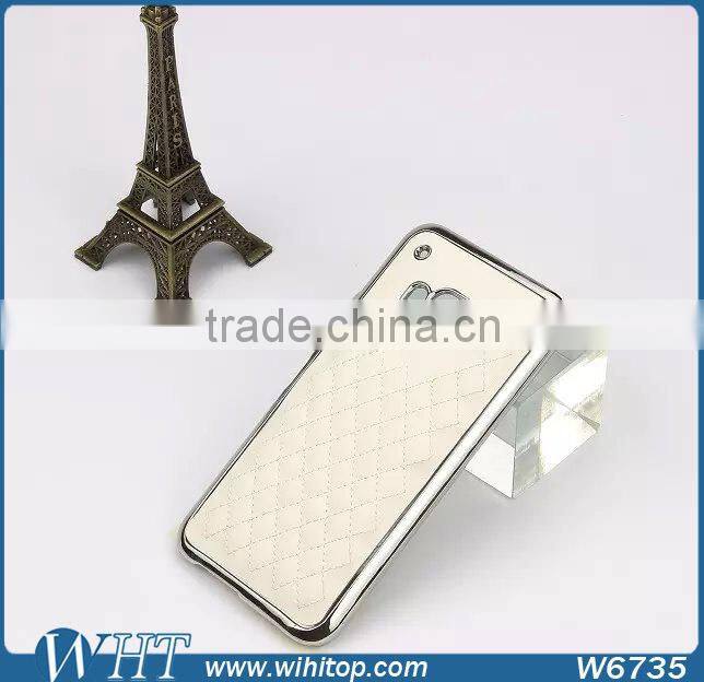 for HTC One M9 Case Hard Back Chromed Plastic Phone Accessories