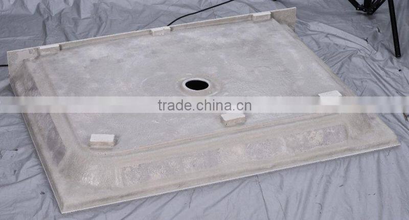 North America AUS market UPC/cUPC certified tile flange shower base, portable shower tray, 3 side aclove tile flange shower base