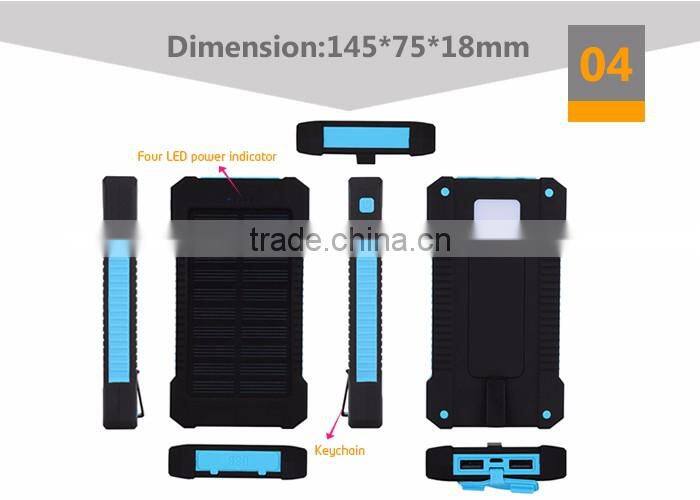 HC-S03 2016 products solar power bank charger for cell phones smartphones