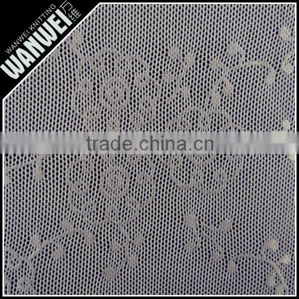 Order flower designer elastic and bright nylon spandex lace fabric for fashion dress and skirts hot selling wholesale