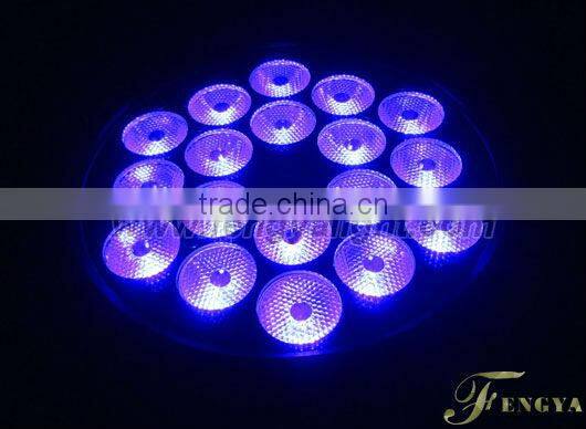 18*15w rgbwa uv led stage light outdoor waterproof