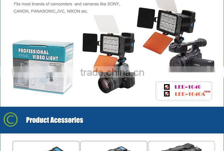 On Camera LED Video Light Lamp For Nikon D7200 D7100 D7000 DSLR