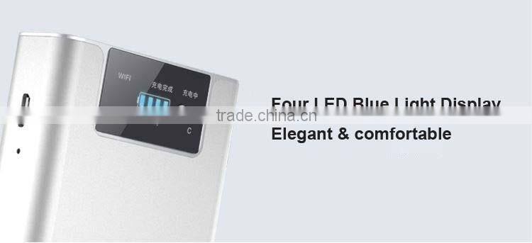 Broadband wireless N wifi router with battery