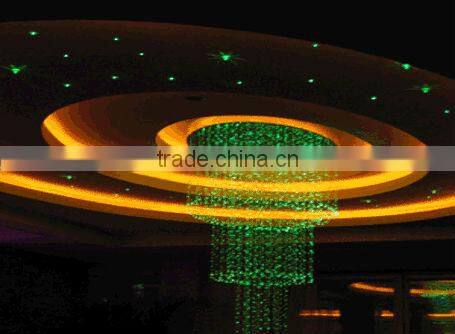 twinkle decorative with crystal lighting side glow fiber optic dia 2.5mm