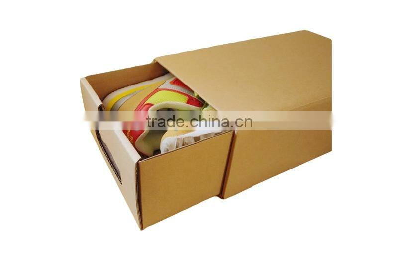 Kraft new design cardboard shoes box design