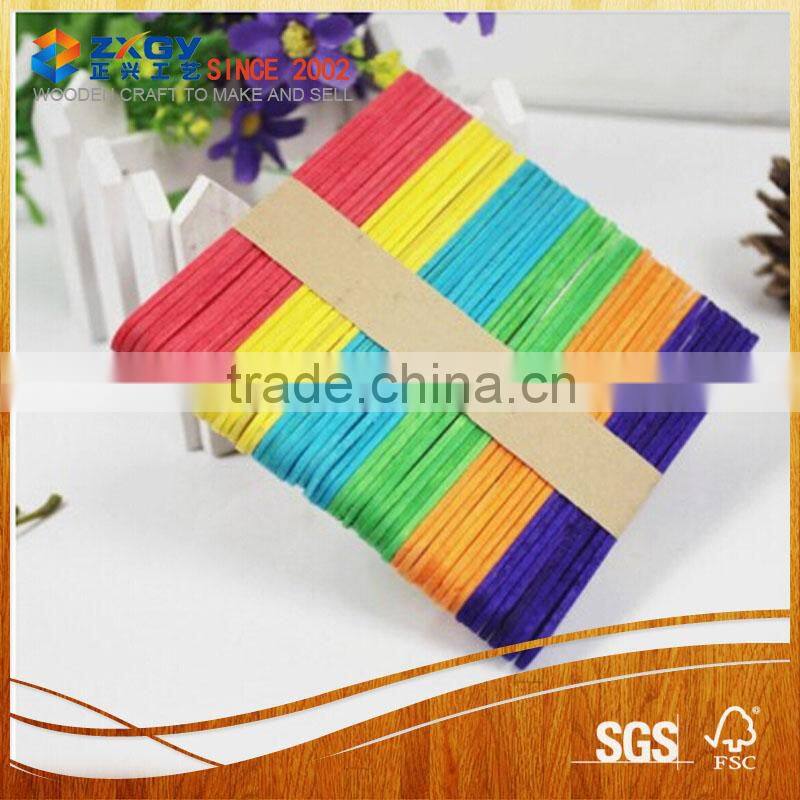 Colorful Wooden Ice Cream Sticks Wholesale