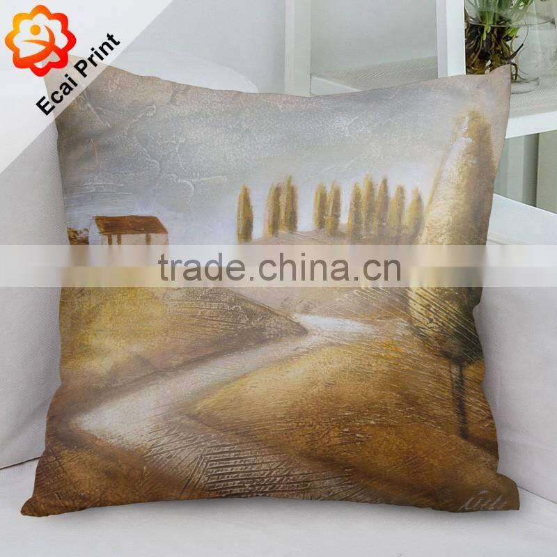 2016 factory price wholesale printed Cushion Cover for gift