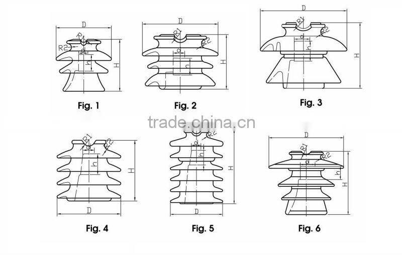 Wenzhou Yika BS High Voltage Porcelain Insulators Pin Type PW-15-Y