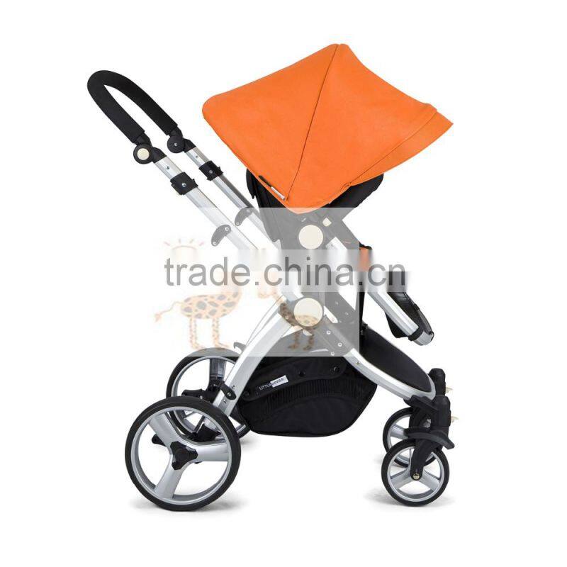 Best Selling Item Baby Stroller Europe Standard Pram Strollers 3 IN 1 Purple Aluminum Baby Stroller