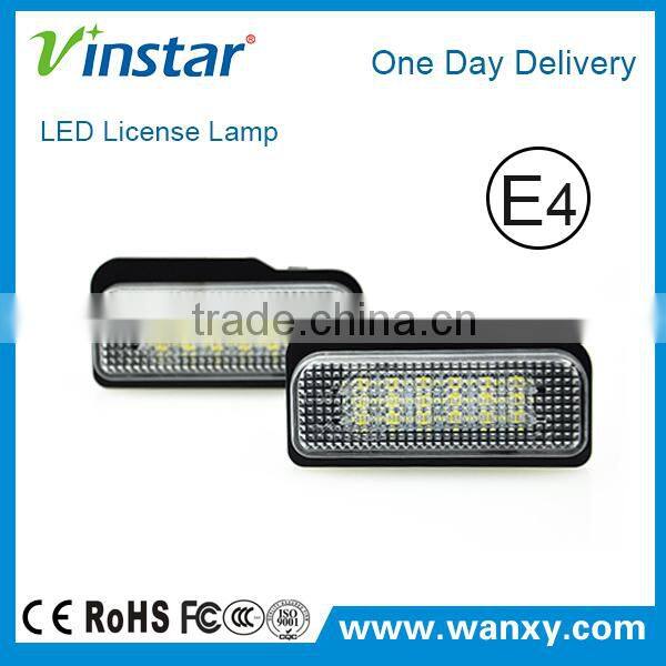 LED number plate lamp for W203 5D/W211 W219 R171 car LED accessory light license plate lamp led registration plate light
