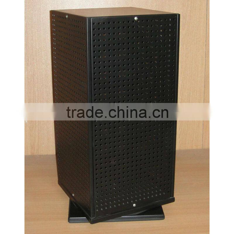 metal counter spinning pegboard rack with SGS certificate