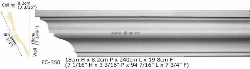 High Quality Good price beautiful Polyurethane Cornice Moulding