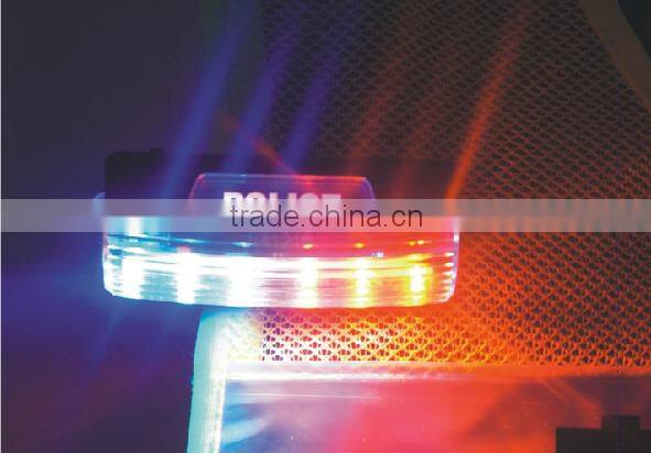 Battery powered Traffic shoulder LED warning Lights for safety