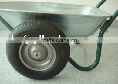 Double-wheel wheel barrow WB6406 for sale