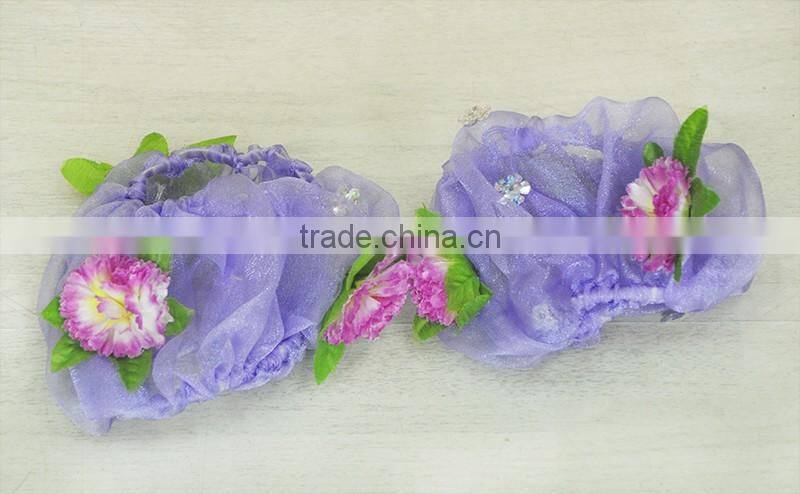 Girls lovely performance wear,Leotard with skirt for stage,Childrens' purple ballet leotard with tutu for performance