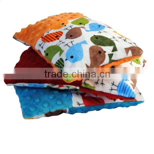 MOQ 50 Pcs Customized Super Soft Coffee Color Minky Pillow Case Cover