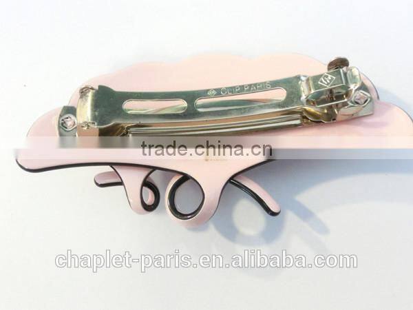 high quality -the shape of ganoderma lucidum hair clips handmade in China