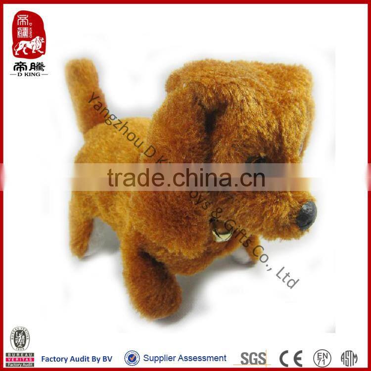 Hot sale kids toy stuffed walking animal toy plush dog toy husky