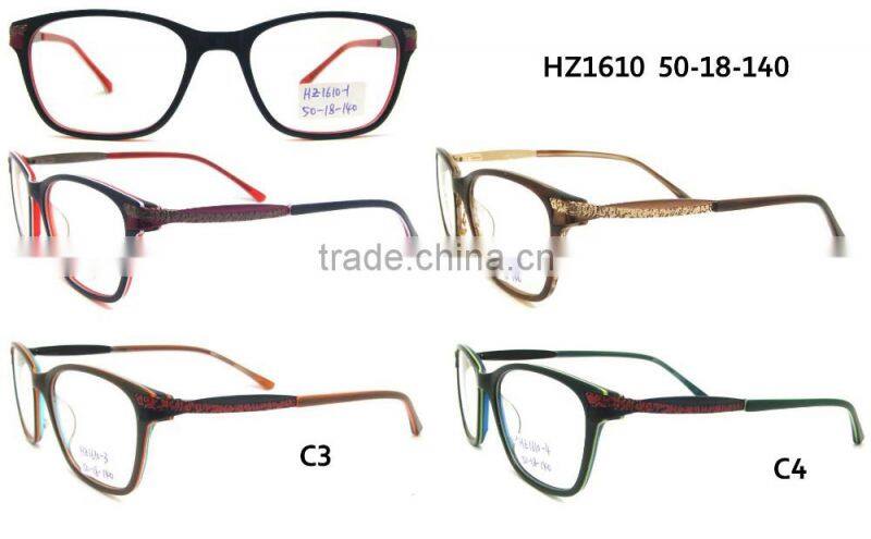 latest model spectacle frame acetate eyewear optical frame