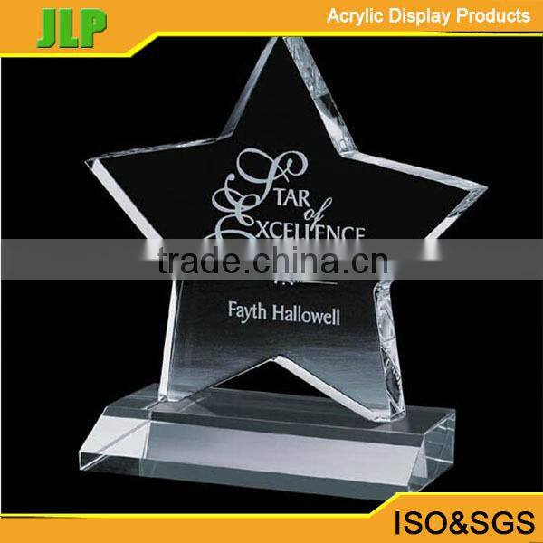 JLP New Design Factory Price Transaprent Acrylic Trophy