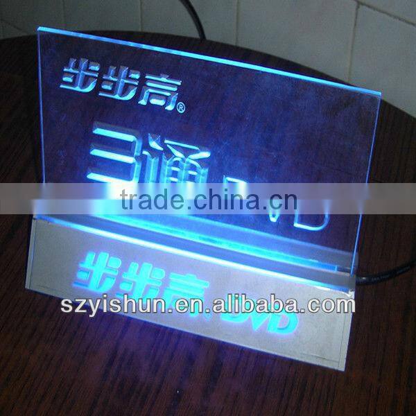 energy conservation acrylic LED display ,acrylic LED advertising borad