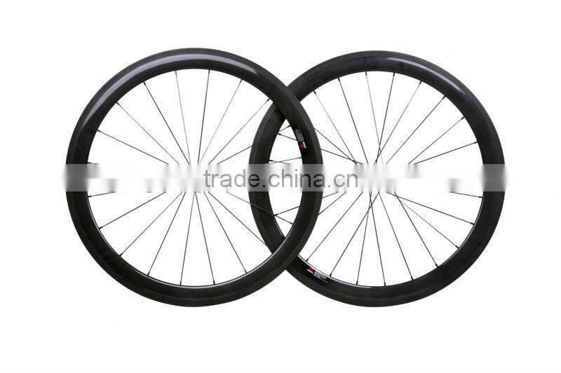 700C 50mm Clincher Carbon Road Bike Rim OEM, 50mm carbon rim, chinese factory cheap complete 50mm clincher wheels