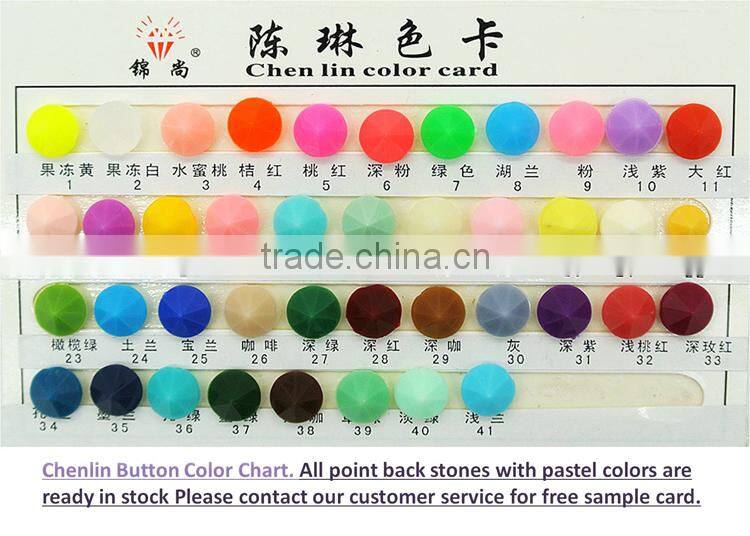 Sew on acrylic rhinestones metal base D shape claw garment accessories trimming round teardrop navette rectangle square oval