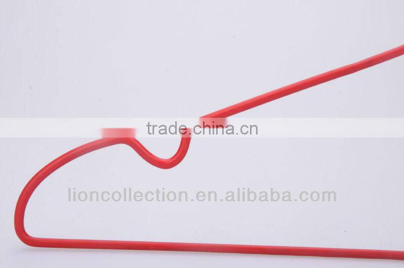 LEC-M5034 Red Color Space Saving Metal Hanger