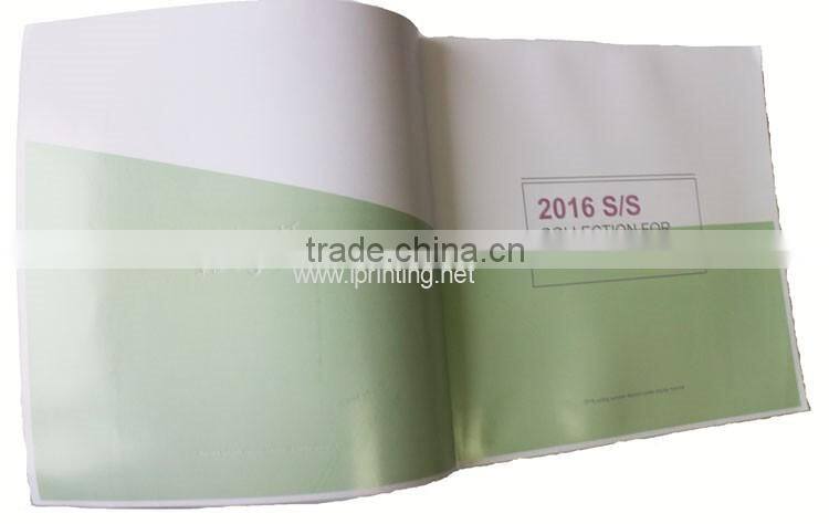 Hot stamping embossing softcover fashion photo album printing
