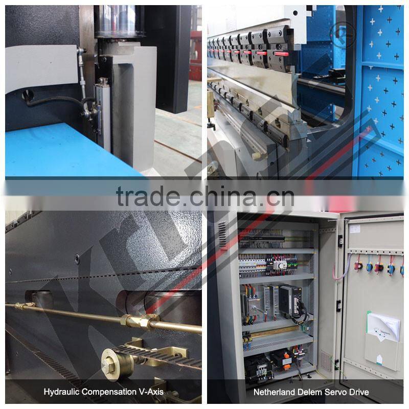 hydraulic press brake,80 tons bender,magnetic sheet metal bending machine