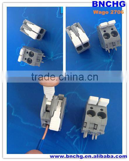 New equivalent wago 2706 screwless quick connecting terminal block for controllers