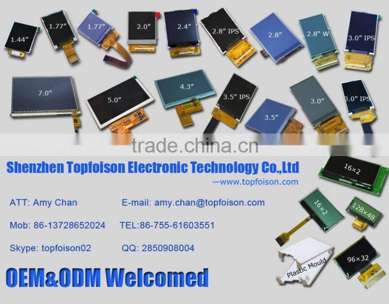 Topfoison amoled module 3.81inch with IPS performance MIPI DSI interface