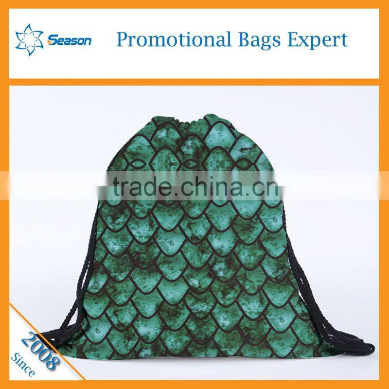 Wholesale bulk drawstring bags custom print clutch bag emoji drawstring bag