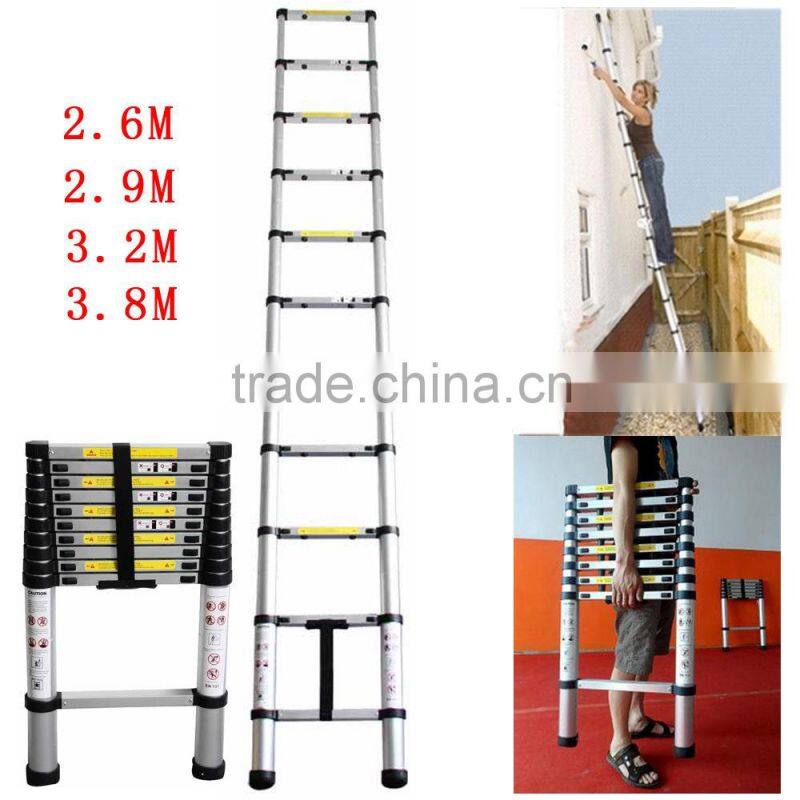 2016 NEW Aluminum Extension Telescopic Ladder with EN131-6,GS/SGS certificate