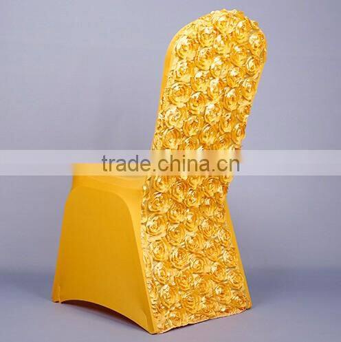 2016 Newest Design Spandex Chair Cover Wedding Used Rose Chair Covers