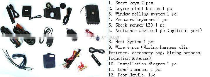 Keyless Go PKE Remote Control Entry System for Mazda Mazda6