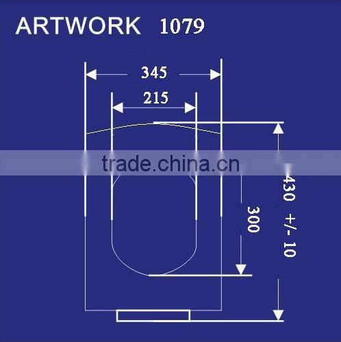 1079 Toilet Lids; Square Toilet Seats for Wall-hung Toilet Bidet Cover Prices