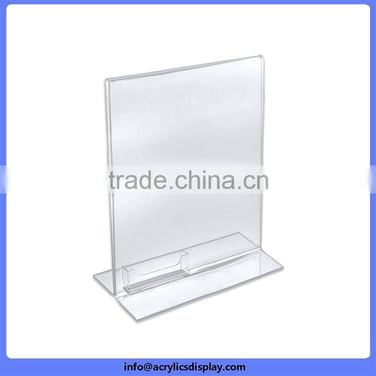 China manufacture hot sale promotion elegant acrylic sign holder block