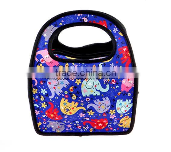 Insulated neoprene lunch bag promotional gift bag