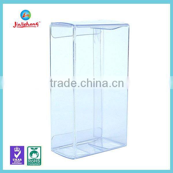 clear plastic lure box with hanger tab